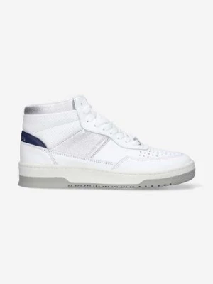 Filling Pieces sneakersy skórzane Mid Ace Spin kolor biały 55333491975