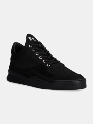 Filling Pieces sneakersy zamszowe Low Top kolor czarny 25255111847