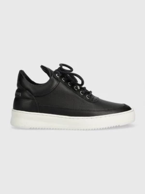 Filling Pieces sneakersy zamszowe Low Top Ripple kolor czarny Cote&Ciel