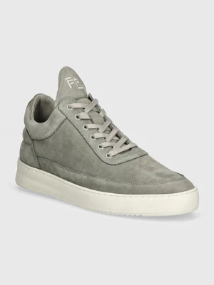 Filling Pieces sneakersy zamszowe Low Top Ripple Nubuck kolor szary 10122841878