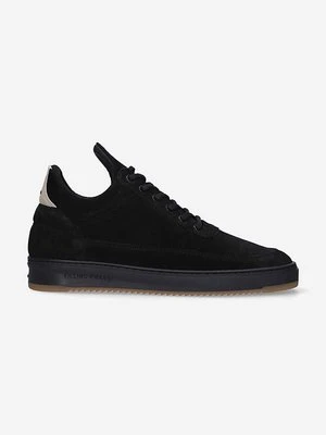 Filling Pieces sneakersy zamszowe Low Top Ripple Suede 25122791861 kolor czarny