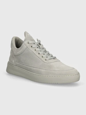 Filling Pieces sneakersy zamszowe Low Top Suede All Grey kolor szary 10122791783