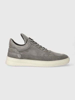 Filling Pieces sneakersy zamszowe Low Top Suede kolor szary 10122791002