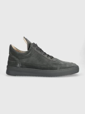 Filling Pieces sneakersy zamszowe Low Top Suede kolor szary 10122791850