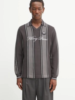Filling Pieces sweter Knit Football Jersey męski kolor szary 422574500148