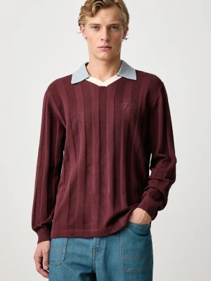 Filling Pieces sweter męski z bawełną