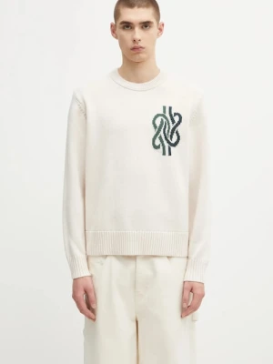 Filling Pieces sweter męski z wełną Knit Sweater Knot
