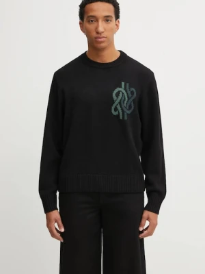 Filling Pieces sweter męski z wełną Knit Sweater Knot