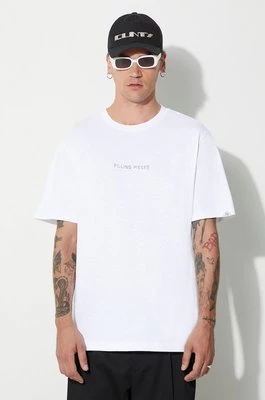 Filling Pieces t-shirt bawełniany Carabiner kolor biały z nadrukiem 74417051901