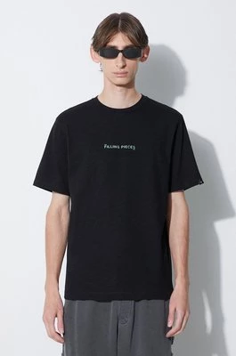 Filling Pieces t-shirt bawełniany Carabiner kolor czarny z nadrukiem 74417051861