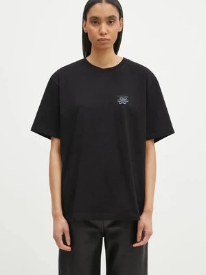 Filling Pieces t-shirt bawełniany kolor czarny gładki 74499861861