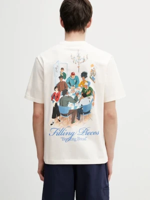 Filling Pieces T-shirt męski bawełniany Pepper beżowy