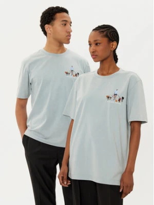 Filling Pieces T-Shirt Unisex Dog Walker 7449981 Zielony Regular Fit