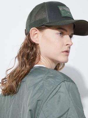 Filson czapka z daszkiem Logger Mesh Cap kolor zielony z aplikacją FMACC0044