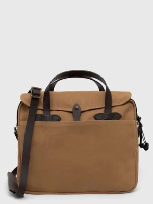 Filson torba Original Briefcase kolor beżowy FMBAG0004