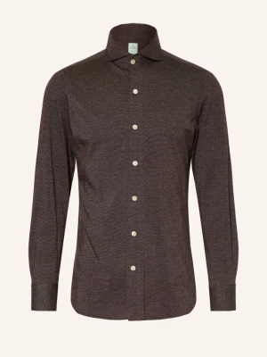 Finamore 1925 Koszula Toronto Sergio Slim Fit braun CIEMNOBRĄZOWY