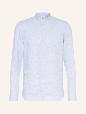 Finamore 1925 Koszula Z Lnu Tokyo Lorenzo Slim Fit Ze Stójką blau