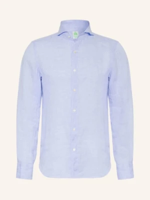 Finamore 1925 Koszula Lniana Tokyo Sergio Slim Fit blau