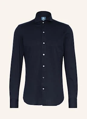 Finamore 1925 Koszula Z Piki Toronto Sergio Slim Fit blau