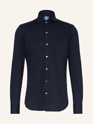 Finamore 1925 Koszula Z Piki Toronto Sergio Slim Fit blau