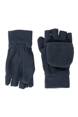 Fingerless Fleece Kids Mitten - Navy Mountain Warehouse