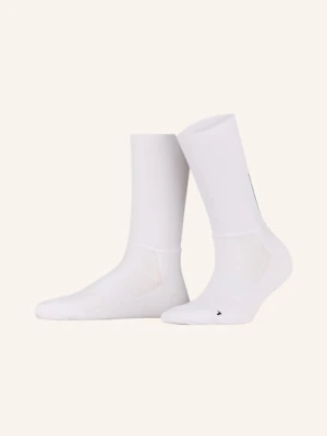 Fingerscrossed Skarpety Rowerowe Aero Logo Vertical Z Mieszanki Materiałów weiss