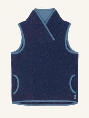 finkid Bezrękawnik "Filis Wool" w kolorze granatowym rozmiar: 90/100