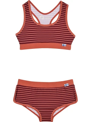 finkid Bikini "Luoto" w kolorze pomarańczowo-bordowym rozmiar: 80/90