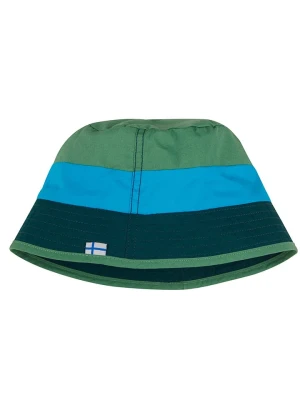 finkid Kapelusz przeciwsłoneczny "Lasse" w kolorze granatowo-zielonym rozmiar: 54 cm