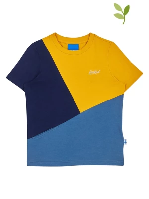 finkid Koszulka "Ankkuri" w kolorze żółto-niebieskim rozmiar: 90/100