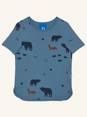 finkid Koszulka "Ilta" w kolorze granatowym rozmiar: 90/100