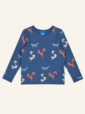 finkid Koszulka "Juhannus" w kolorze granatowym ze wzorem rozmiar: 90/100