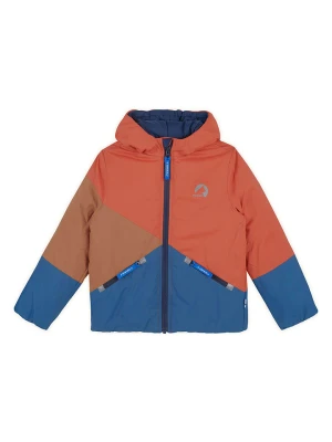 finkid Kurtka zimowa "Sirkus" w kolorze pomarańczowo-morskim rozmiar: 110/120