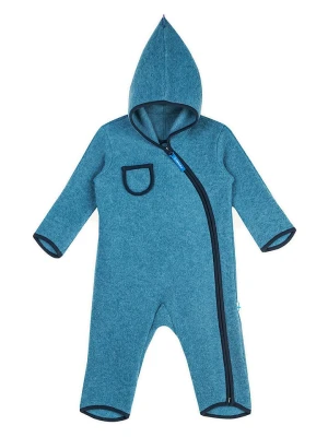 finkid Rampers "Puku wool" w kolorze niebieskim rozmiar: 80/90