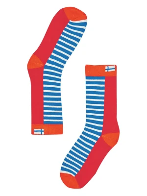 finkid Skarpety "Sukat" w kolorze czerwonym rozmiar: 19-22