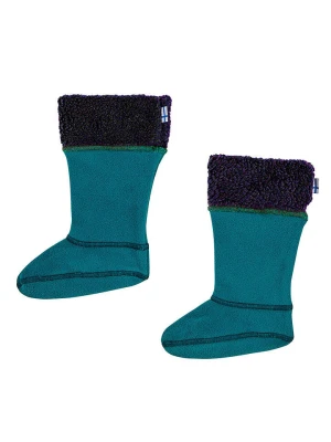 finkid Skarpety "Sukka" w kolorze turkusowym do kozaków rozmiar: 27/28