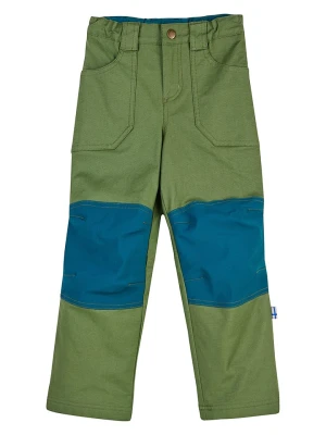 finkid Spodnie funkcyjne "Kalle Winter" w kolorze zielonym rozmiar: 80/90