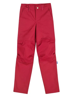 finkid Spodnie funkcyjne "Kikka Canvas" w kolorze czerwonym rozmiar: 90/100