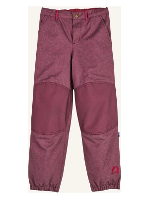 finkid Spodnie przeciwdeszczowe "Latuli Ice" w kolorze czerwonym rozmiar: 80/90