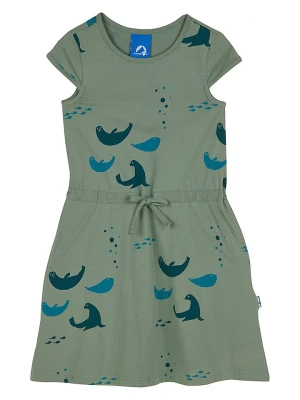 finkid Sukienka "Kirkas" w kolorze zielonym rozmiar: 120/130