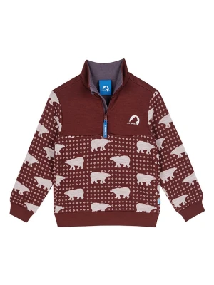 finkid Sweter "Masi Nordik" w kolorze czerwono-białym rozmiar: 120 / 130