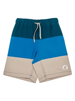 finkid Szorty kąpielowe "Uimari" w kolorze niebiesko-beżowym rozmiar: 90/100