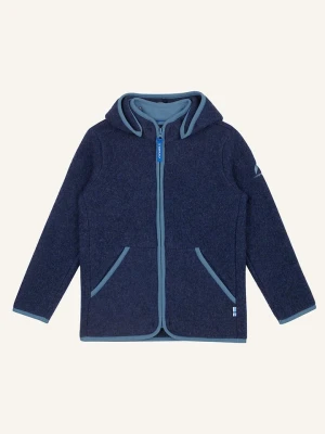 finkid Wełniana kurtka polarowa "Luonto" w kolorze granatowym rozmiar: 90/100