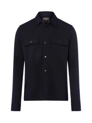 Finshley & Harding Bluza męska Mężczyźni niebieski jednolity,