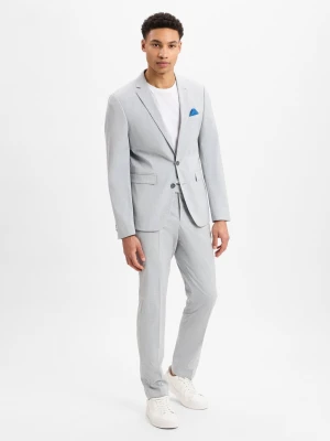 Finshley & Harding Garnitur - Oakland - Kalifornia Mężczyźni Slim Fit szary marmurkowy,