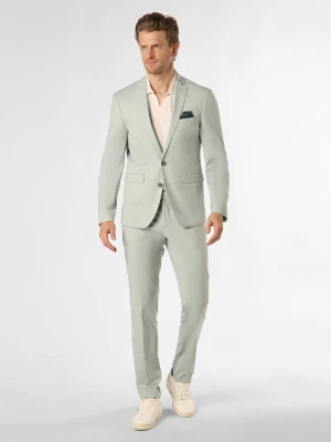 Finshley & Harding Garnitur - OaklandsCalifornia Mężczyźni Slim Fit zielony jednolity,