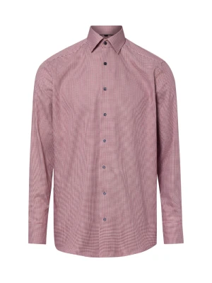 Finshley & Harding koszula biznesowa Mężczyźni Modern Fit Bawełna czerwony
