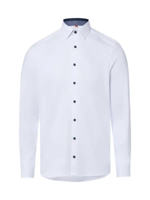 Finshley & Harding koszula biznesowa Mężczyźni Slim Fit Bawełna (100%) biały