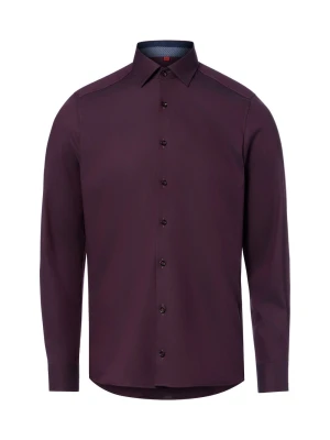 Finshley & Harding koszula biznesowa Mężczyźni Slim Fit Bawełna (100%) lila