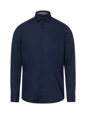 Finshley & Harding koszula biznesowa Mężczyźni Slim Fit Bawełna (100%) niebieski